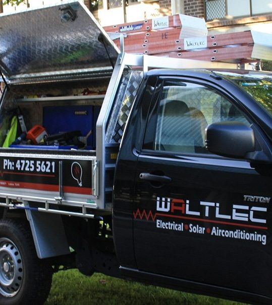 Electrical Service Truck — Electricians in Townsville, QLD